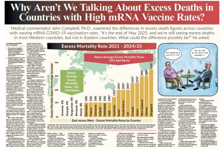 Issue 19 Centre Spread - Why Aren’t We Talking About Excess Deaths in Countries with High mRNA Vaccine Rates?