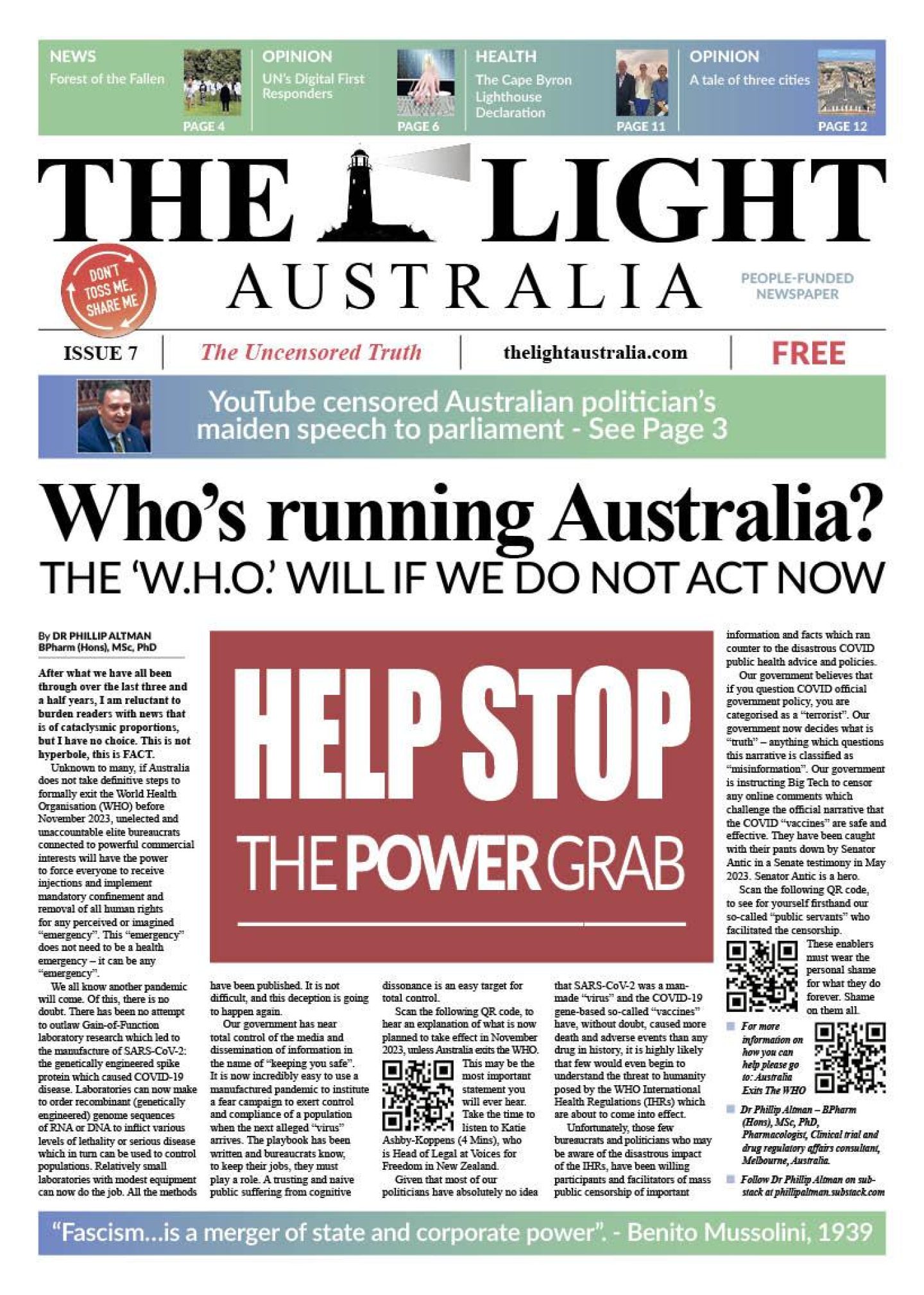 The Light Australia, Issue 7 - August 2023